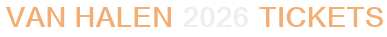 Van Halen 2026 Tickets